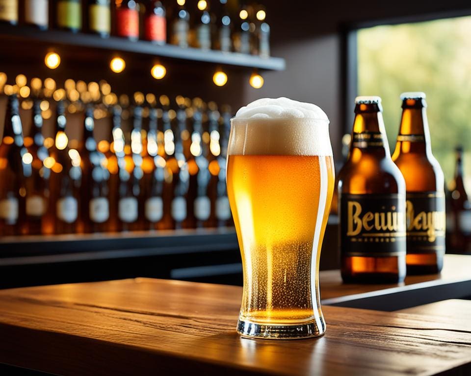 Belgisch bier in een bierglas