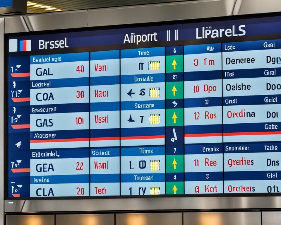 gate informatie Brussel Airport