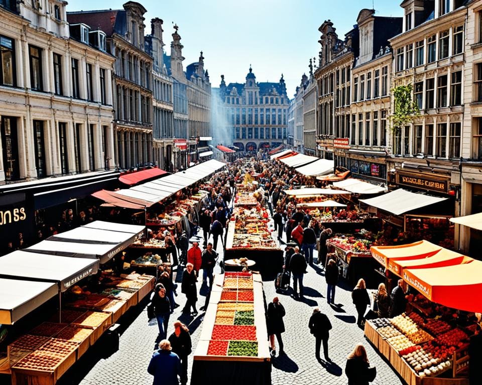 Brussel markten op zondag