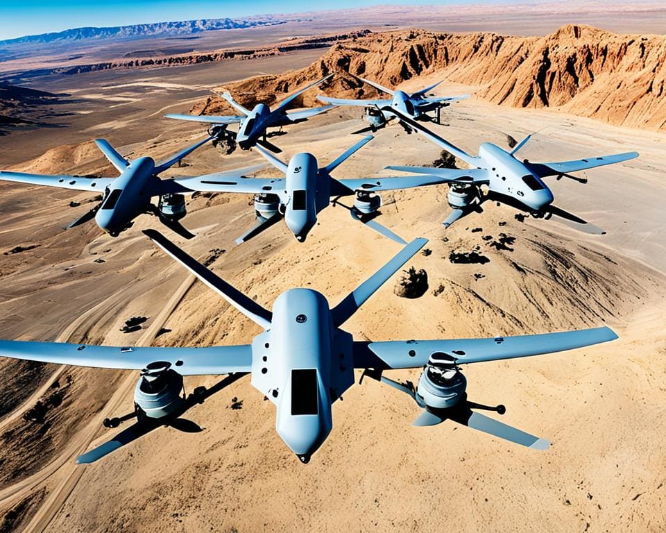 Militaire drones in operatie