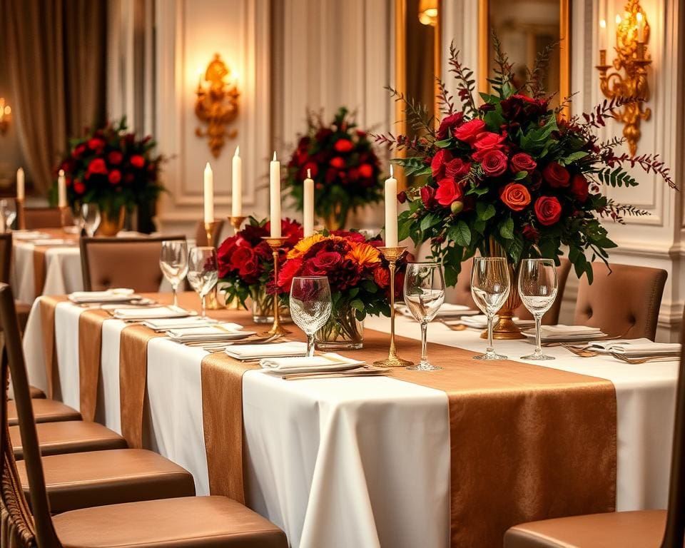 Luxe tafellopers voor feestelijke diners